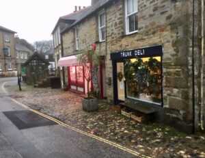 Cobbles outside 16 and 17 Churchtown, St Agnes