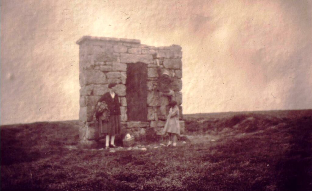 The target at St Agnes Head