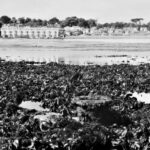 Wherrytown mine pump column at low tide