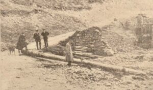 Wreckage washed up at Chapel Porth