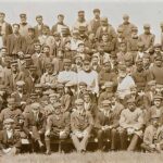 The men, mainly Mullion Boys, who erected the wooden masts at Poldhu Marconi. likely taken 1901 The Prince of Wales climbed the steps to the top of the wood towers in July 1903