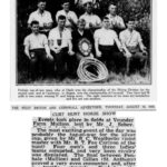 7 - Newspaper picture & account of Mullion Tug o War event