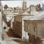 Looking down Pondbridge Hill in the 1950s